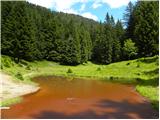 Zgornje Danje - Krekova koča na Ratitovcu